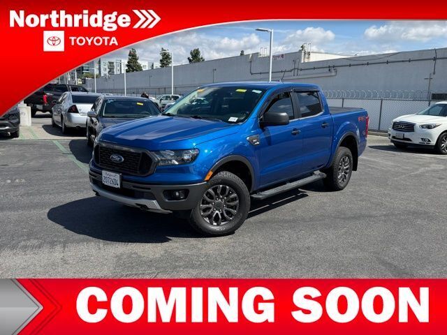Lightning Blue Metallic 2020 Ford Ranger XLT SuperCrew RWD Pickup Truck 4X2 Automatic