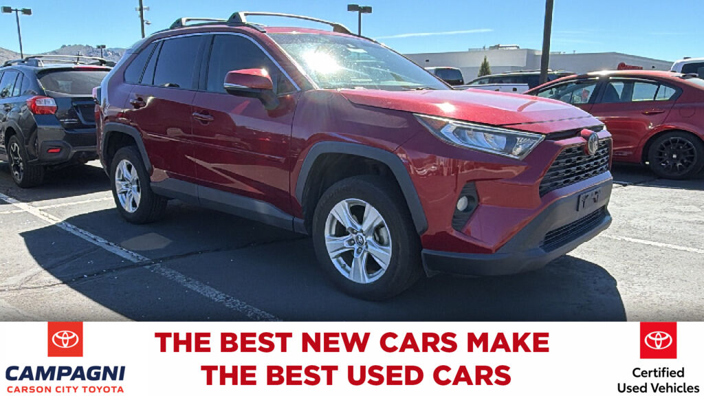 Pearl 2019 Toyota RAV4 XLE AWD SUV / Crossover All-Wheel Drive 8-Speed Automatic