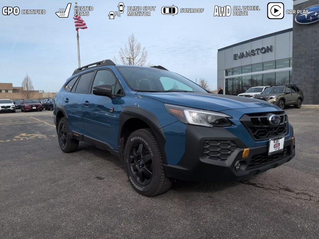 Geyser Blue 2025 Subaru Outback Wilderness AWD SUV / Crossover All-Wheel Drive Continuously Variable Transmission