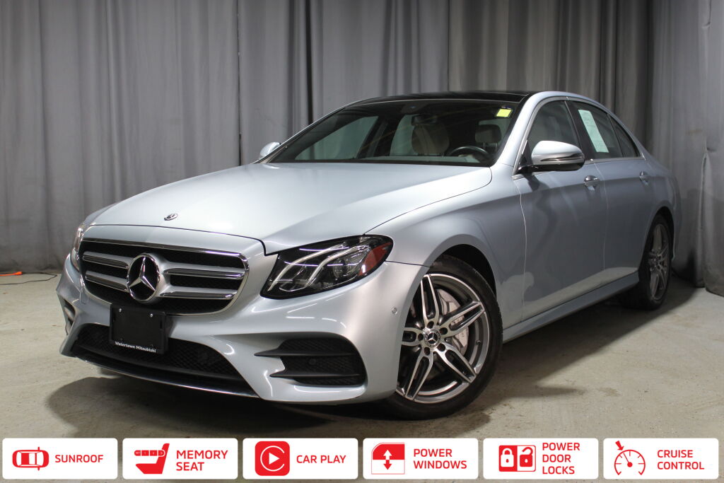 Silver 2018 Mercedes-Benz E-Class E 300 4MATIC Sedan AWD Sedan All-Wheel Drive
