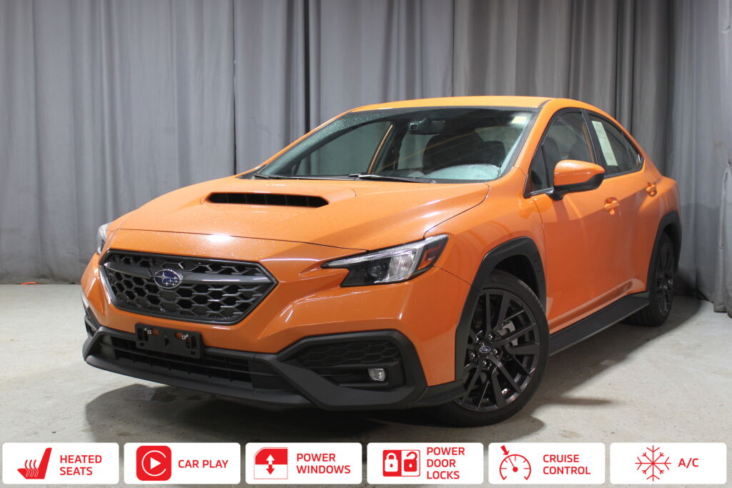 Solar Orange Pearl 2022 Subaru WRX Premium AWD Sedan All-Wheel Drive 6-Speed Manual