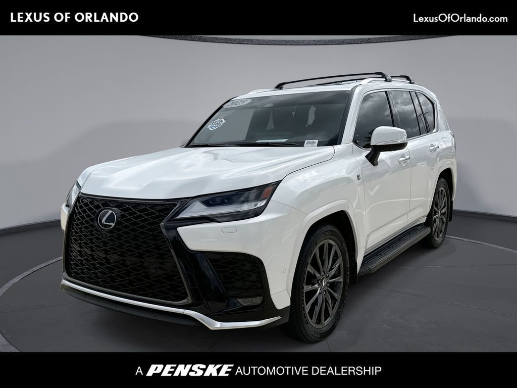 White 2025 Lexus LX Hybrid F SPORT Handling AWD SUV / Crossover All-Wheel Drive Automatic
