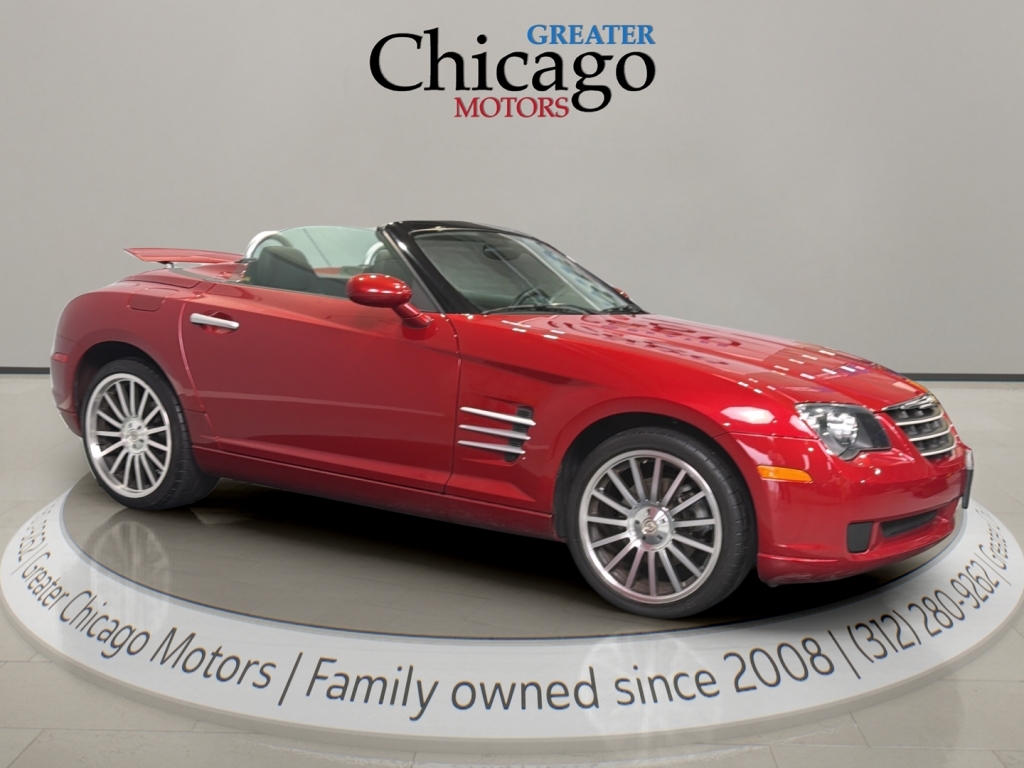 Blaze Red Crystal Pearlcoat 2006 Chrysler Crossfire Roadster RWD Convertible Rear-Wheel Drive 6-Speed Manual