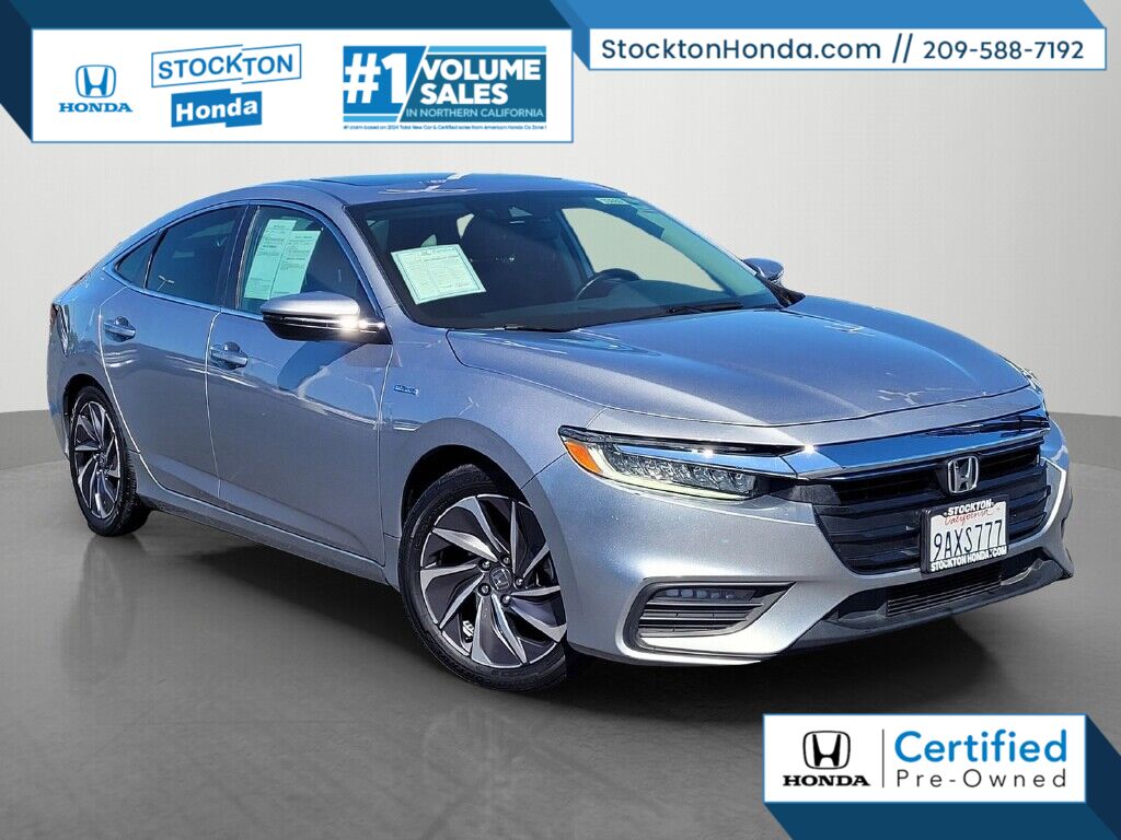 Cosmic Blue Metallic 2022 Honda Insight Touring FWD Sedan Front-Wheel Drive Continuously Variable Transmission