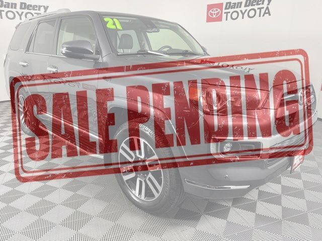 Magnetic Gray Metallic 2021 Toyota 4Runner Limited 4WD SUV / Crossover All-Wheel Drive 5-Speed Automatic Overdrive