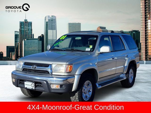 Millennium Silver Met/Millennium Cladding 2001 Toyota 4Runner SR5 4WD SUV / Crossover Four-Wheel Drive 4-Speed Automatic Overdrive
