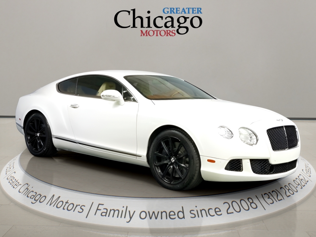 White 2012 Bentley Continental GT W12 AWD Coupe All-Wheel Drive Automatic