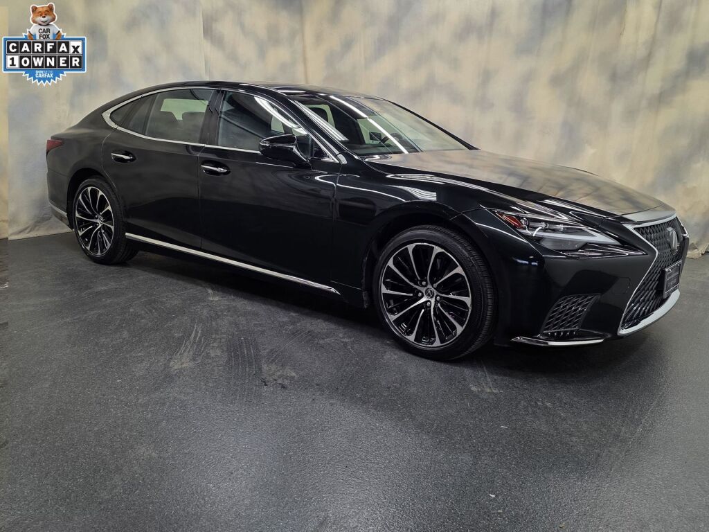 Black (Caviar) 2023 Lexus LS 500 AWD Sedan All-Wheel Drive Automatic
