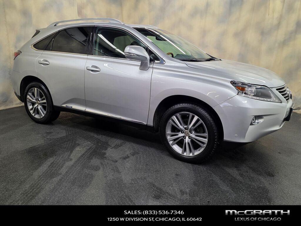Silver Lining Metallic 2015 Lexus RX Hybrid 450h AWD SUV / Crossover All-Wheel Drive Continuously Variable Transmission