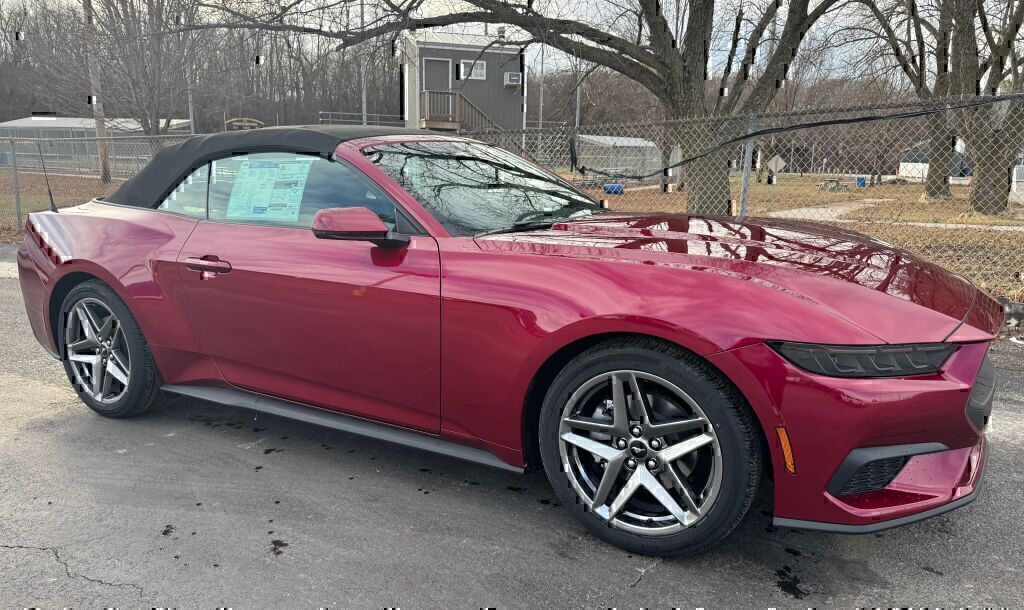 Pink (Molten Magenta Metallic Tinted Clearcoat) 2026 Ford Mustang EcoBoost Premium Convertible RWD Convertible Rear-Wheel Drive Automatic