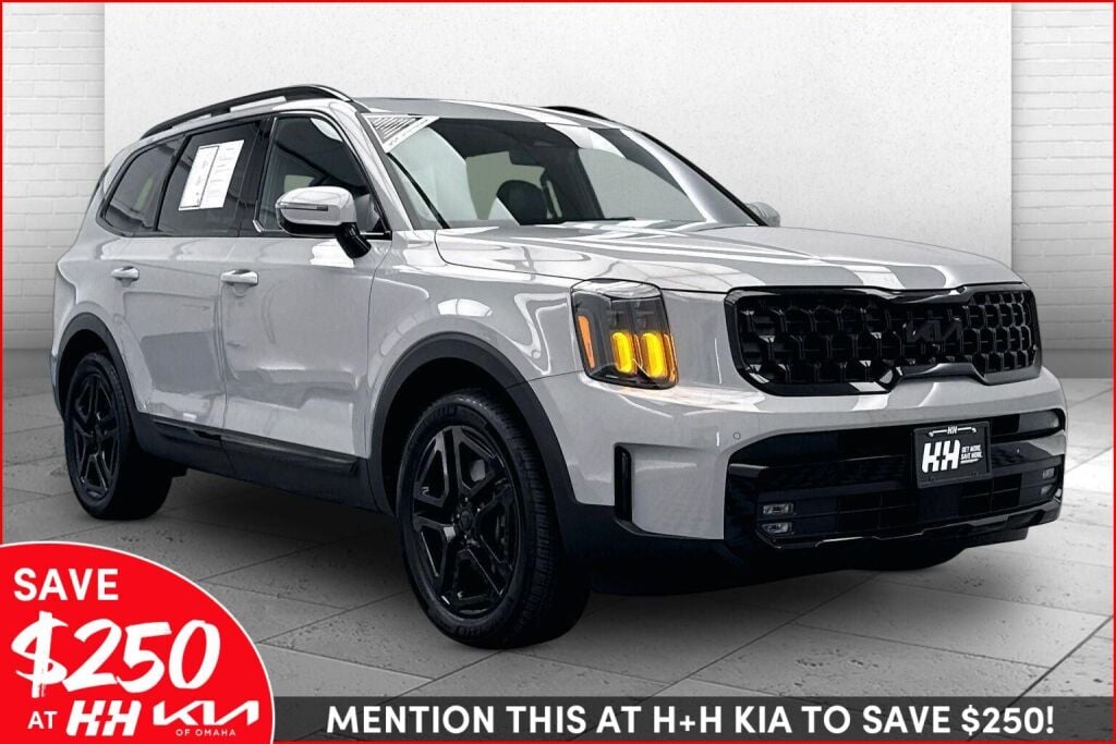 Wolf Gray 2025 Kia Telluride SX-Prestige X-Line AWD SUV / Crossover All-Wheel Drive Automatic
