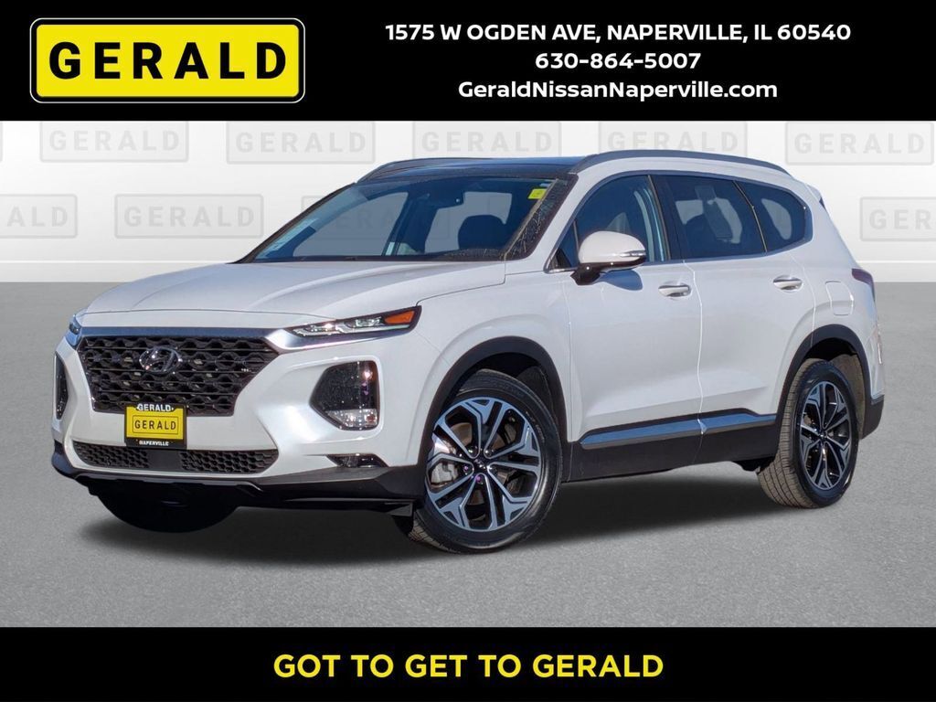 Quartz White 2020 Hyundai Santa Fe 2.0T SEL AWD SUV / Crossover All-Wheel Drive 8-Speed Automatic