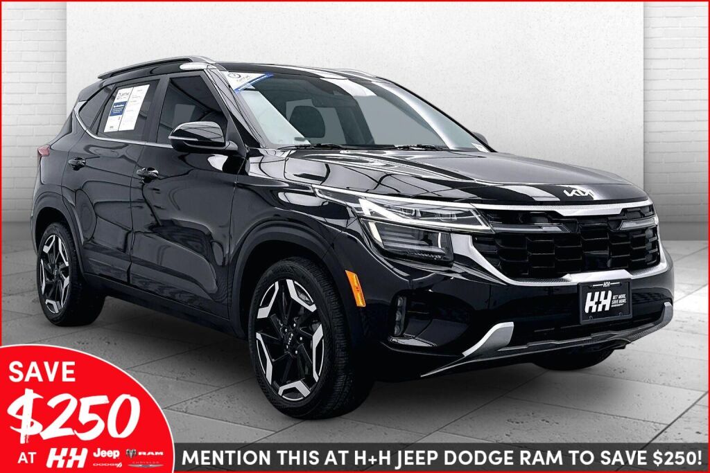 Fusion Black 2024 Kia Seltos SX AWD SUV / Crossover All-Wheel Drive Automatic