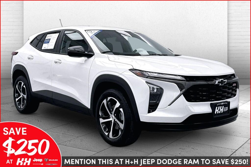 Summit White 2024 Chevrolet Trax RS with 1RS FWD SUV / Crossover Front-Wheel Drive 6-Speed Automatic