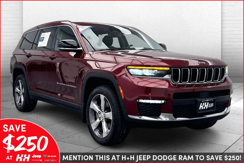 Velvet Red Pearlcoat 2021 Jeep Grand Cherokee L Limited 4WD SUV / Crossover Four-Wheel Drive 8-Speed Automatic