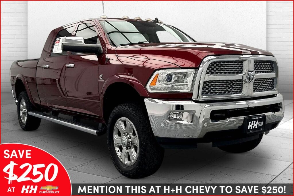 Delmonico Red Pearlcoat 2018 RAM 2500 Laramie Mega Cab 4WD Pickup Truck Four-Wheel Drive