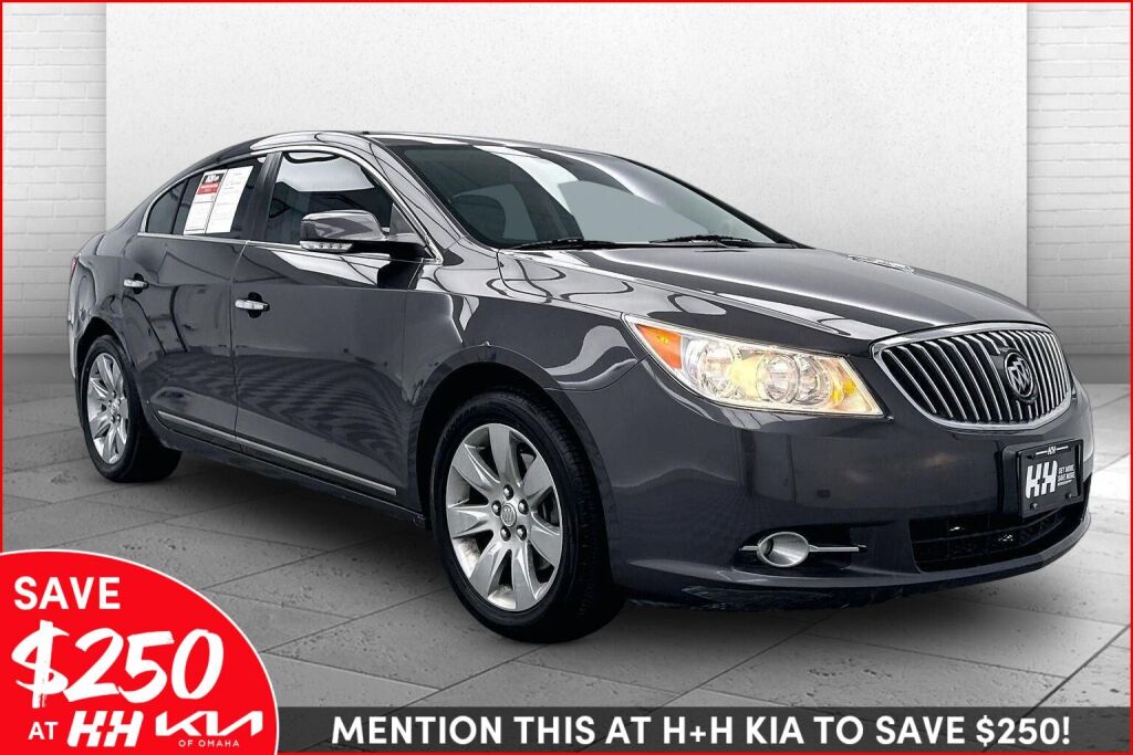 Gray (Storm Grey Metallic) 2013 Buick LaCrosse Leather FWD Sedan Front-Wheel Drive 6-Speed Automatic Overdrive