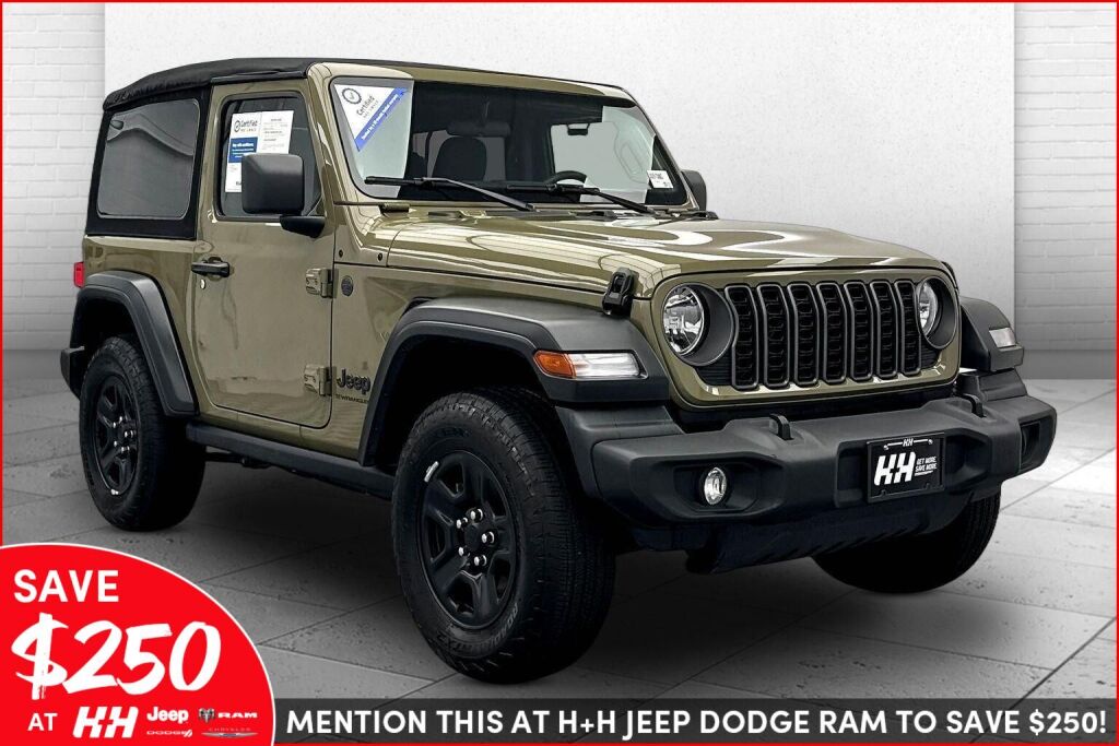 41 2025 Jeep Wrangler Sport 2-Door 4WD SUV / Crossover Four-Wheel Drive 6-Speed Manual