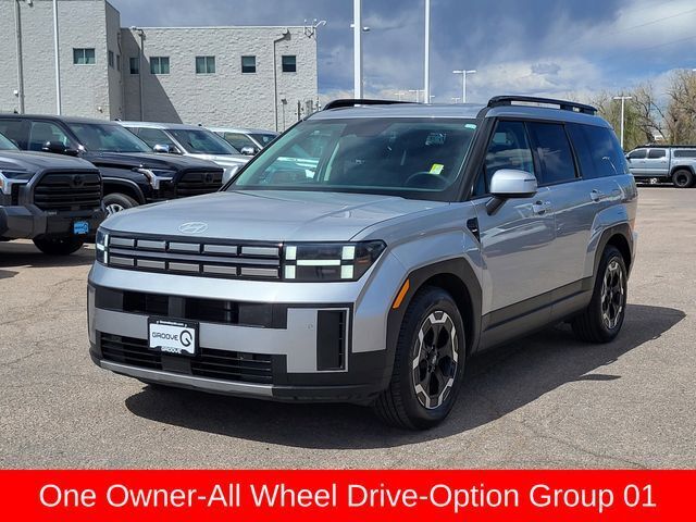 Shimmering Silver Pearl 2025 Hyundai Santa Fe SEL AWD SUV / Crossover All-Wheel Drive Automatic