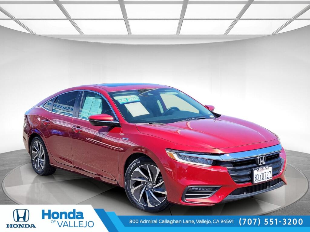 Radiant Red Metallic 2022 Honda Insight Touring FWD Sedan Front-Wheel Drive Continuously Variable Transmission