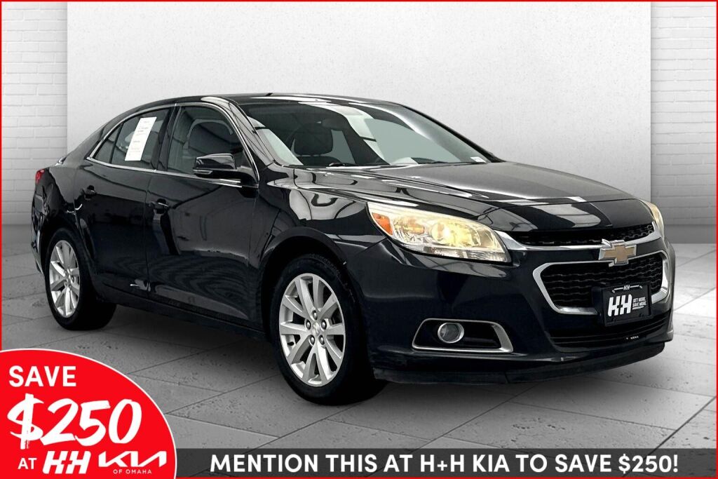 Black Granite Metallic 2015 Chevrolet Malibu 2LT FWD Sedan Front-Wheel Drive 6-Speed Automatic