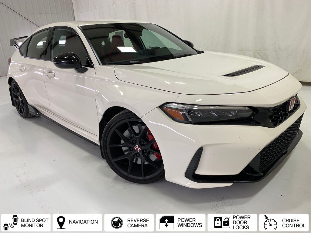 Championship White 2025 Honda Civic Type R FWD Hatchback Front-Wheel Drive 6-Speed Manual