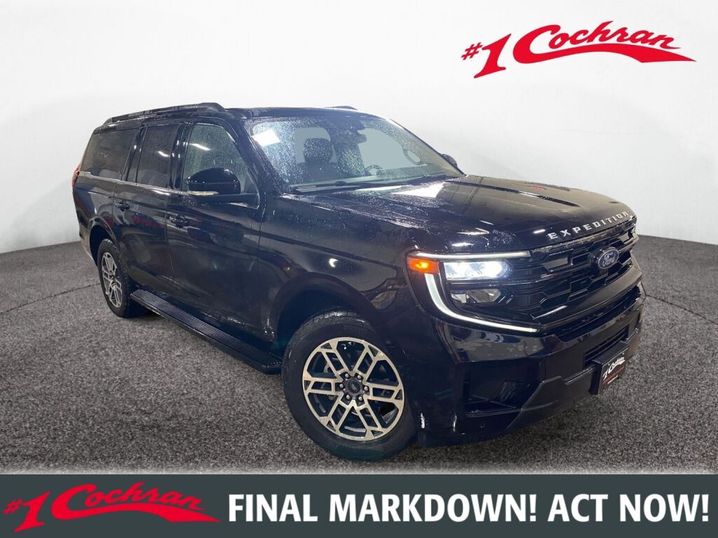 Agate Black Metallic 2025 Ford Expedition MAX Active 4WD SUV / Crossover Four-Wheel Drive Automatic