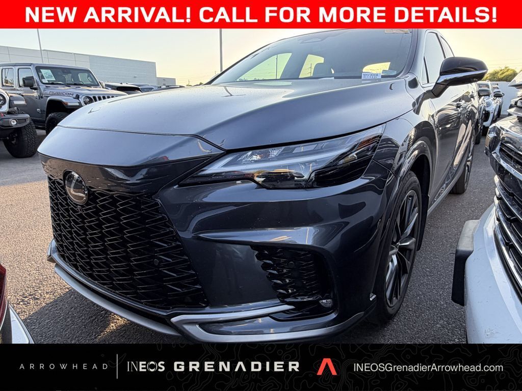 Gray 2025 Lexus RX Hybrid 350h F SPORT Design AWD SUV / Crossover All-Wheel Drive Continuously Variable Transmission