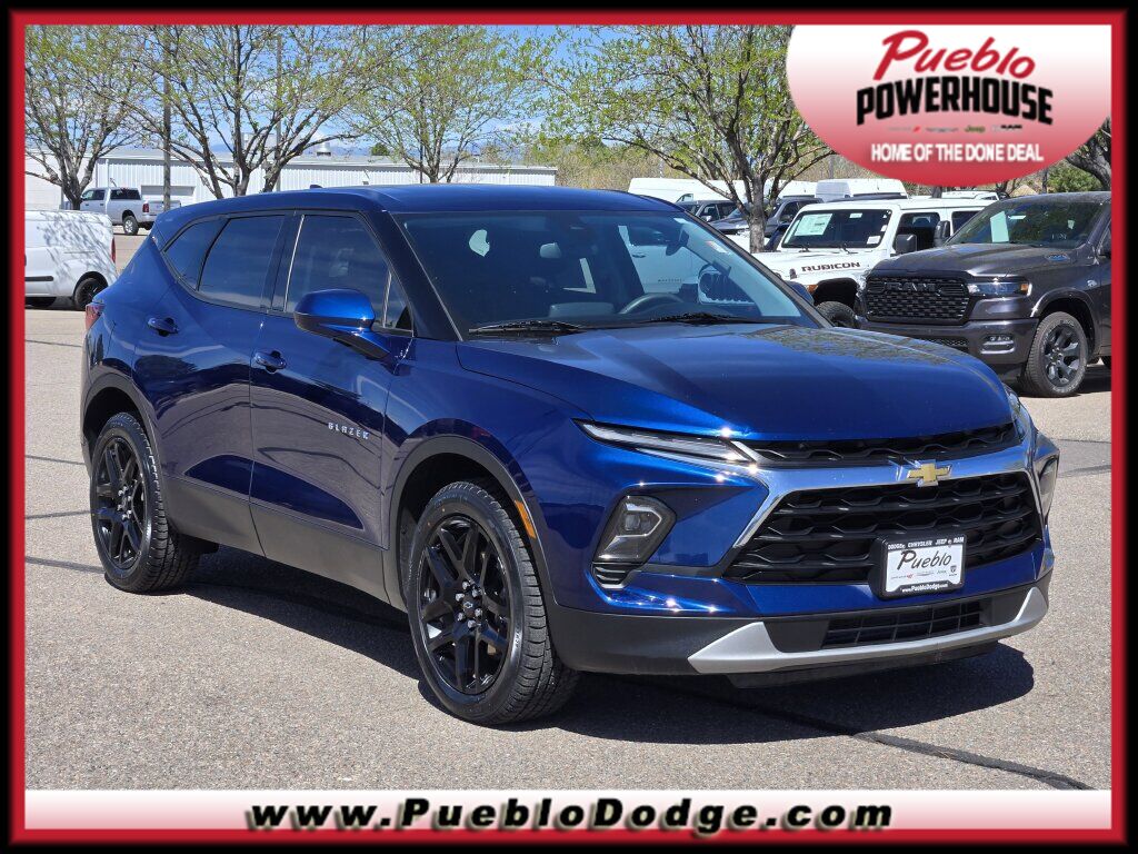 Blue Glow Metallic 2023 Chevrolet Blazer 2LT AWD SUV / Crossover All-Wheel Drive 9-Speed Automatic Overdrive