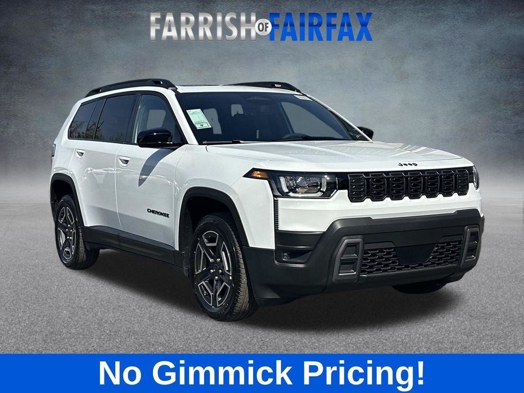 Bright White Clear-Coat Exterior Paint 2026 Jeep Cherokee Limited 4WD SUV / Crossover Four-Wheel Drive Continuously Variable Transmission
