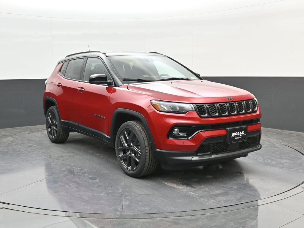 Red Hot Pearlcoat 2026 Jeep Compass Limited Altitude 4WD SUV / Crossover Four-Wheel Drive 8-Speed Automatic