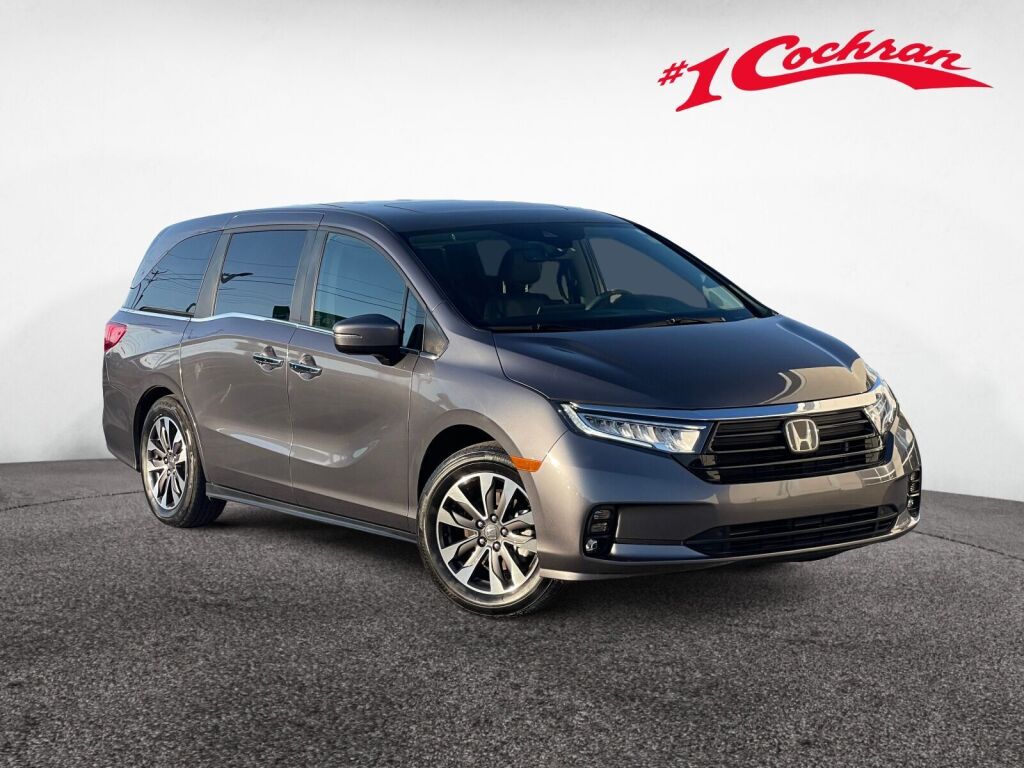 Gray (Modern Steel Metallic) 2024 Honda Odyssey EX-L FWD Minivan Front-Wheel Drive Automatic