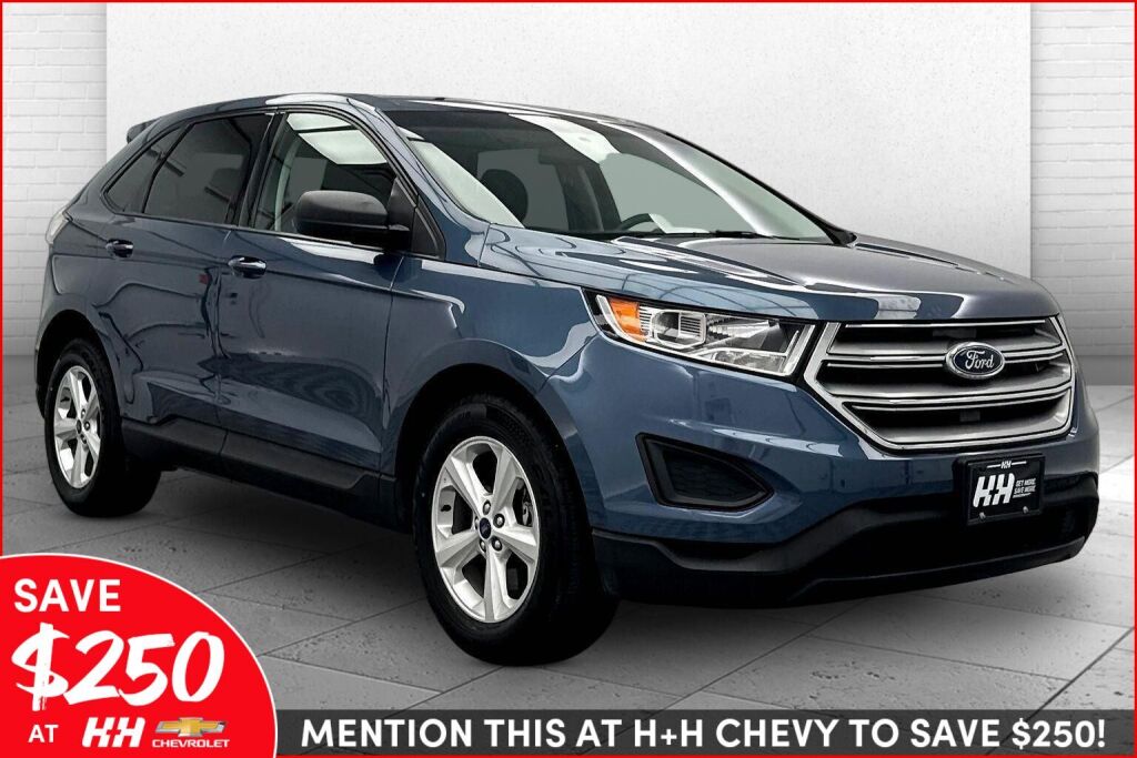 Blue Metallic 2018 Ford Edge SE AWD SUV / Crossover All-Wheel Drive 6-Speed Automatic