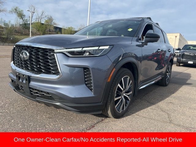 Moonbow Blue/Blk Obsidian 2025 INFINITI QX60 Autograph AWD SUV / Crossover All-Wheel Drive 9-Speed Automatic