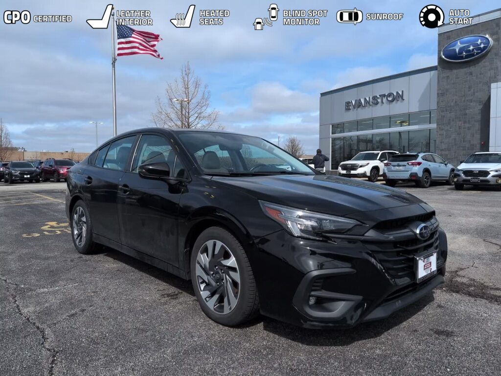 Crystal Black Silica 2024 Subaru Legacy Limited AWD Sedan All-Wheel Drive Continuously Variable Transmission