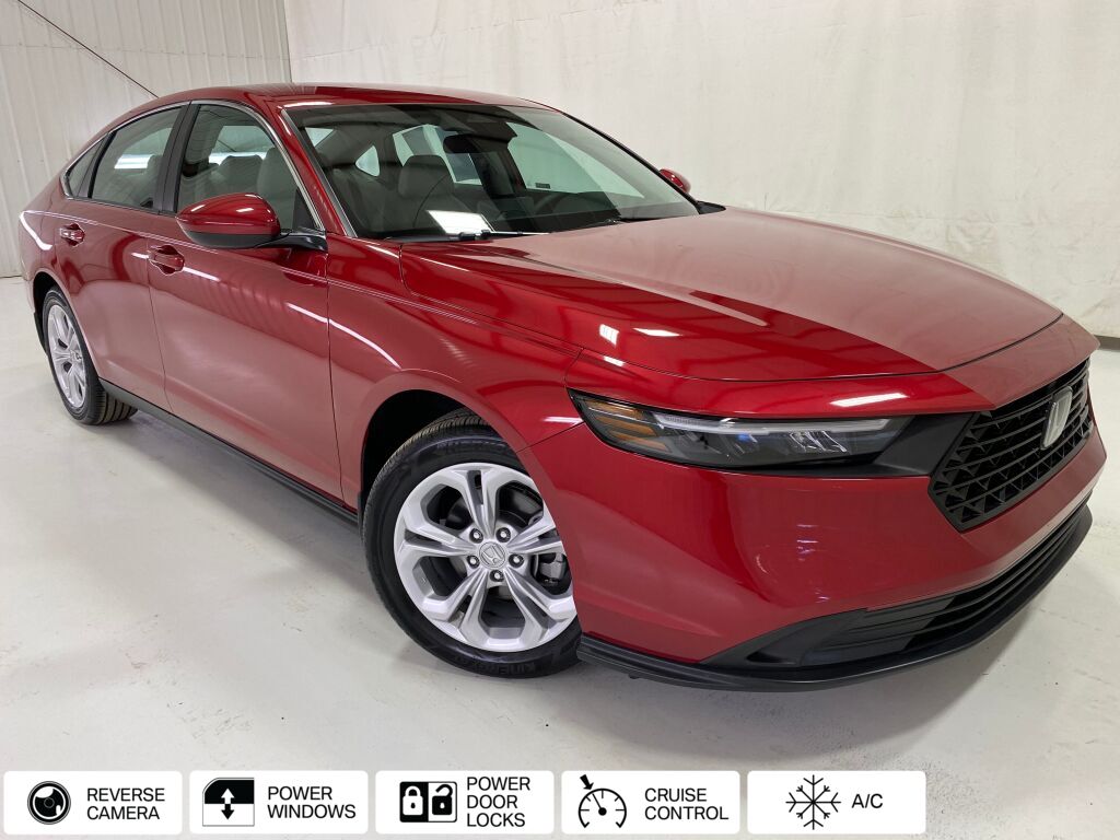2024 Honda Accord LX Radiant Red Metallic at Honda North