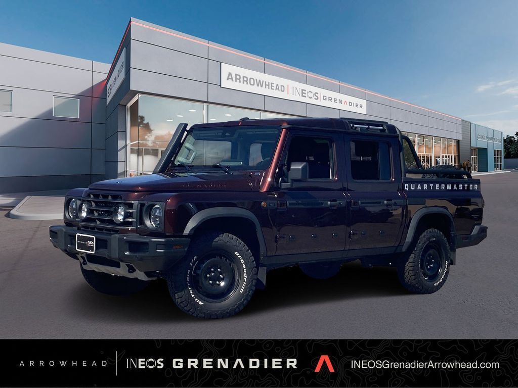 Queens Red 2025 Ineos Quartermaster Trialmaster 4WD Pickup Truck Four-Wheel Drive 8-Speed Automatic
