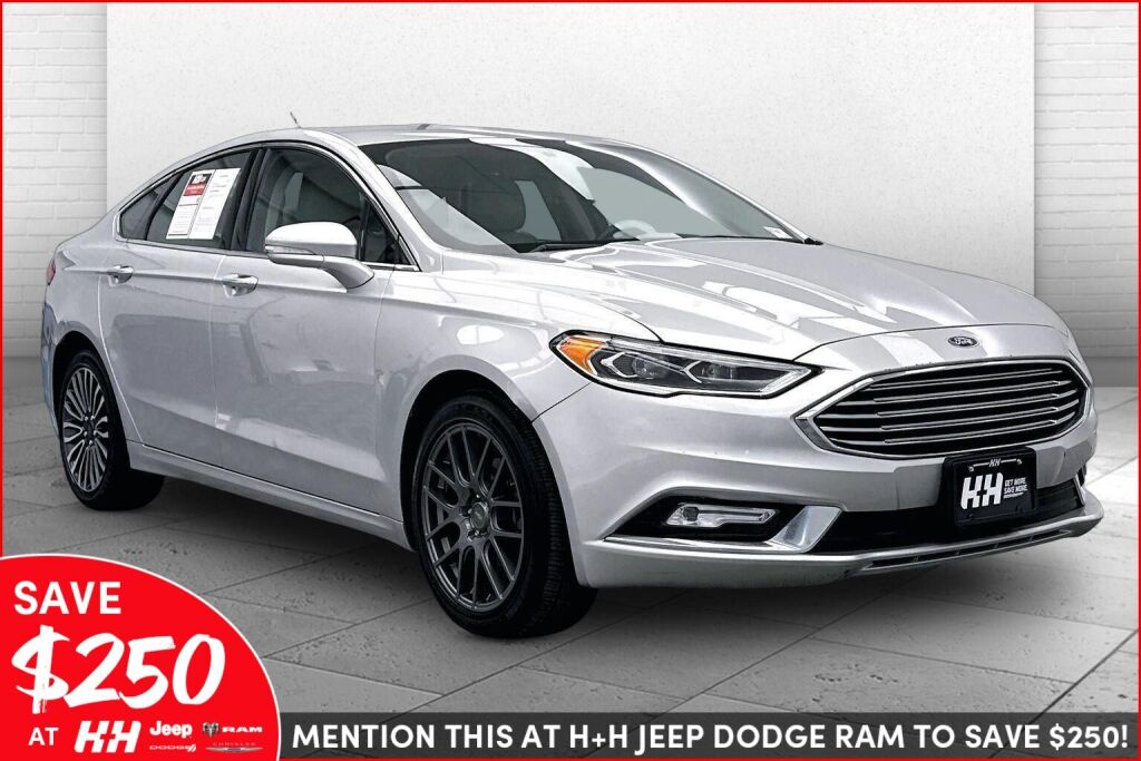 Ingot Silver Metallic 2018 Ford Fusion Titanium AWD Sedan All-Wheel Drive 6-Speed Automatic