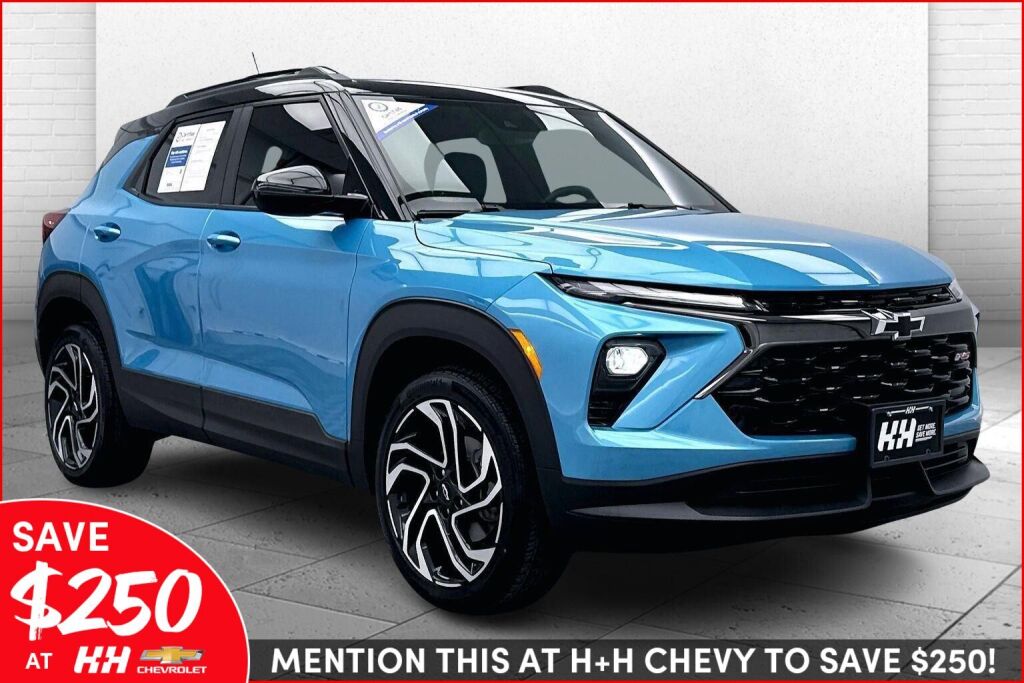 Marina Blue Metallic 2025 Chevrolet Trailblazer RS AWD SUV / Crossover Four-Wheel Drive 9-Speed Automatic