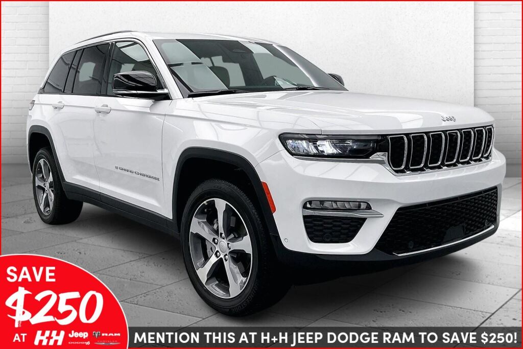 Bright White Clearcoat 2024 Jeep Grand Cherokee Limited 4WD SUV / Crossover Four-Wheel Drive 8-Speed Automatic