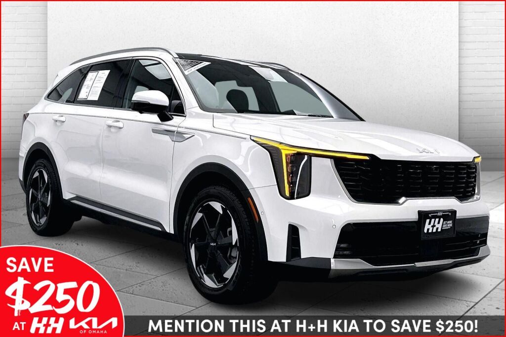 Snow White Pearl 2025 Kia Sorento Hybrid SX Prestige AWD SUV / Crossover All-Wheel Drive Automatic