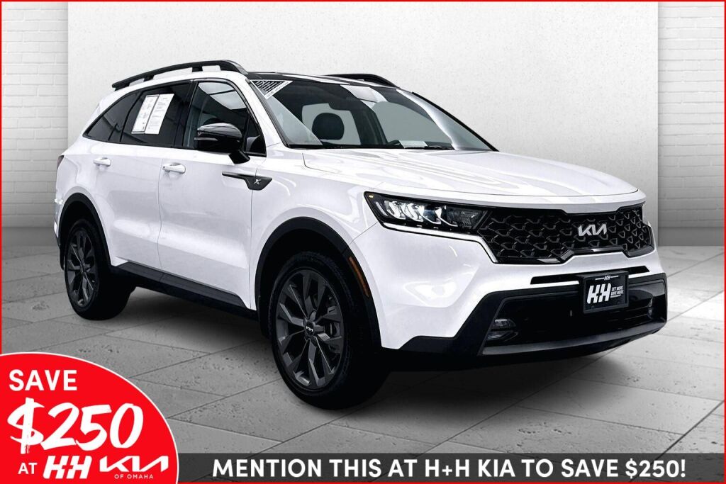 Glacial White Pearl 2023 Kia Sorento X-Line EX AWD SUV / Crossover All-Wheel Drive Automatic
