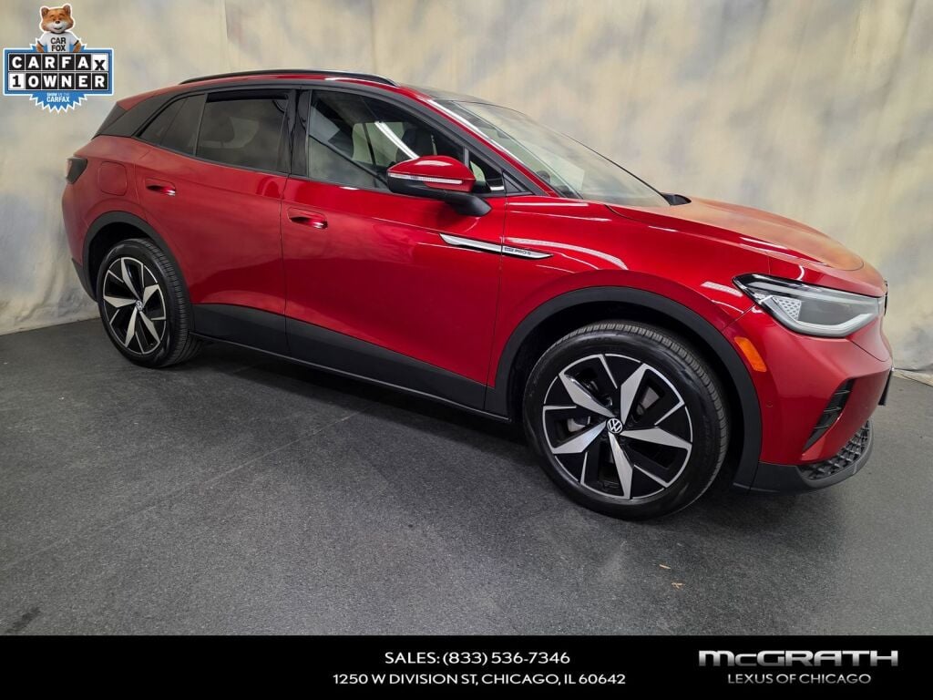 Aurora Red Metallic 2023 Volkswagen ID.4 Pro S AWD SUV / Crossover All-Wheel Drive 1-Speed Dual Clutch