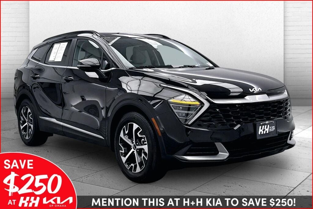 Ebony Black 2025 Kia Sportage EX FWD SUV / Crossover Front-Wheel Drive Automatic