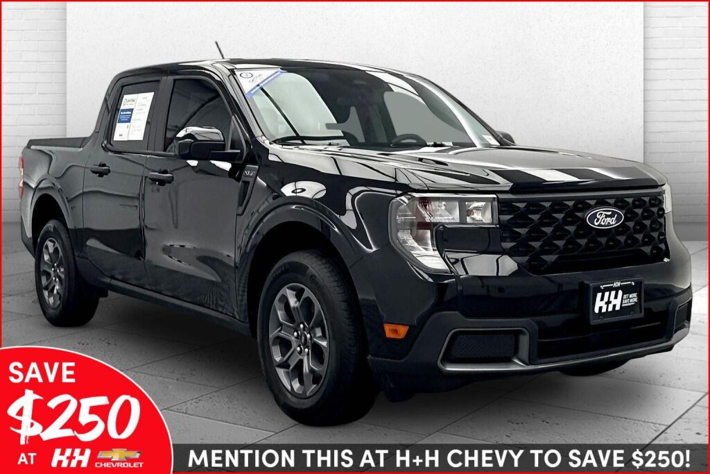 Shadow Black 2025 Ford Maverick XLT SuperCrew AWD Pickup Truck All-Wheel Drive 8-Speed Automatic