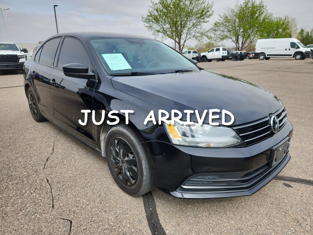 Black Uni 2016 Volkswagen Jetta 1.4T S FWD Sedan Front-Wheel Drive 6-Speed Automatic