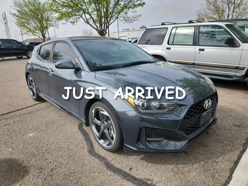 Thunder Gray 2020 Hyundai Veloster Turbo 1.6T FWD Coupe Front-Wheel Drive Automatic