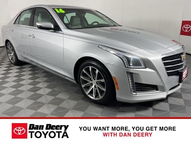 Radiant Silver Metallic 2016 Cadillac CTS 2.0T Luxury RWD Sedan Rear-Wheel Drive 8-Speed Automatic
