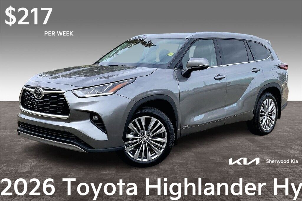 2026 Toyota Highlander Hybrid Platinum AWD