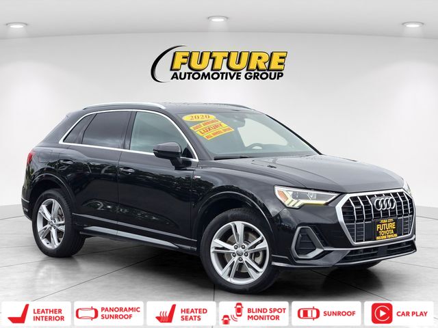 Black Metallic 2020 Audi Q3 quattro Premium Plus S Line 45 TFSI SUV / Crossover All-Wheel Drive 8-Speed Automatic